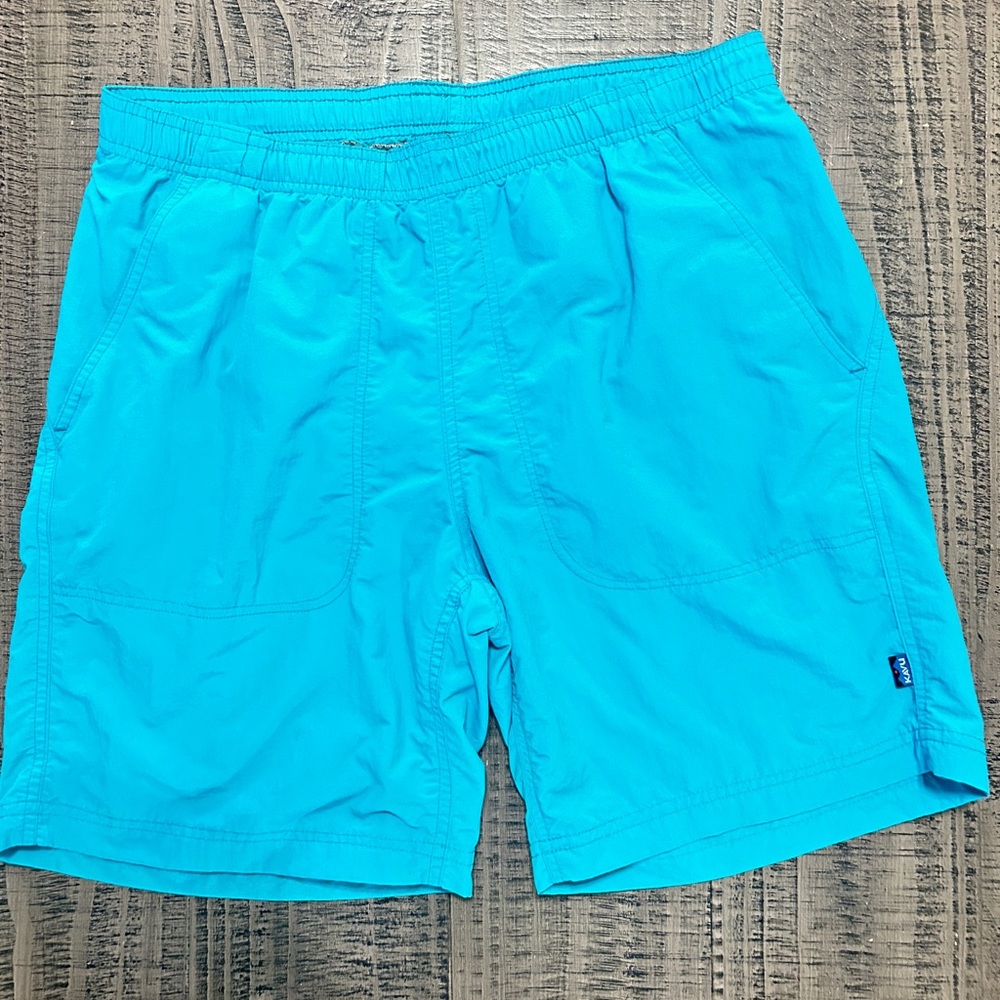 Kavu Turquoise Swim Trunks Classic Design